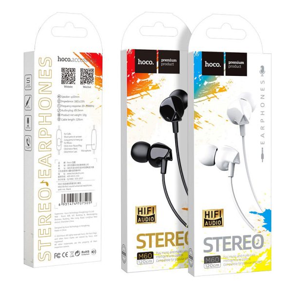 Audífonos Hoco M60 Perfect Manos Libre Jack 3.5mm
