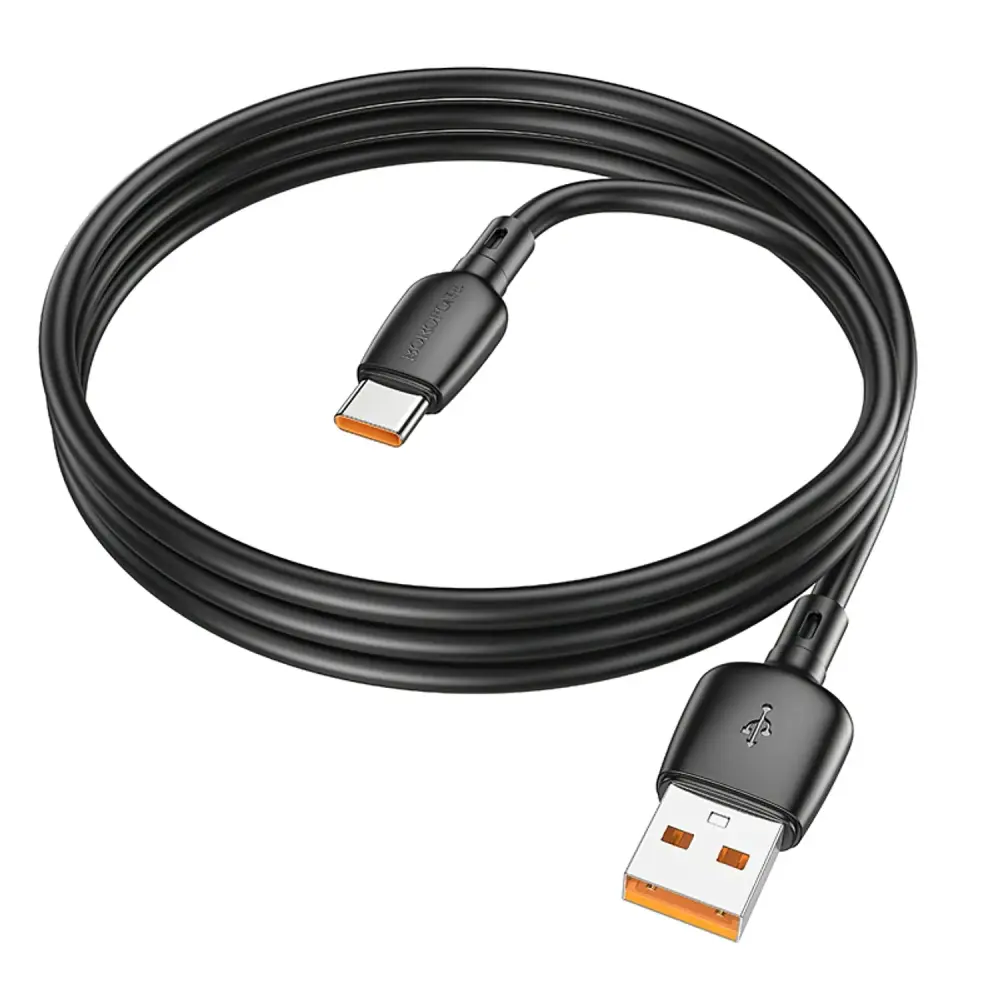 Cable Data Borofone BX93 Super power 100W Tipo C negro
