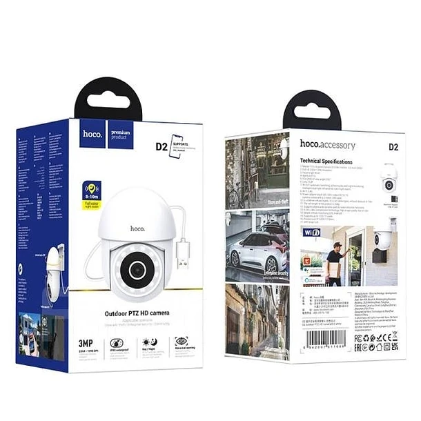 CAMARA DE SEGURIDAD HOCO D2 EXTERIOR FULL HD PTZ SEGUIMIENTO AUTOMATICO - Imagen 3