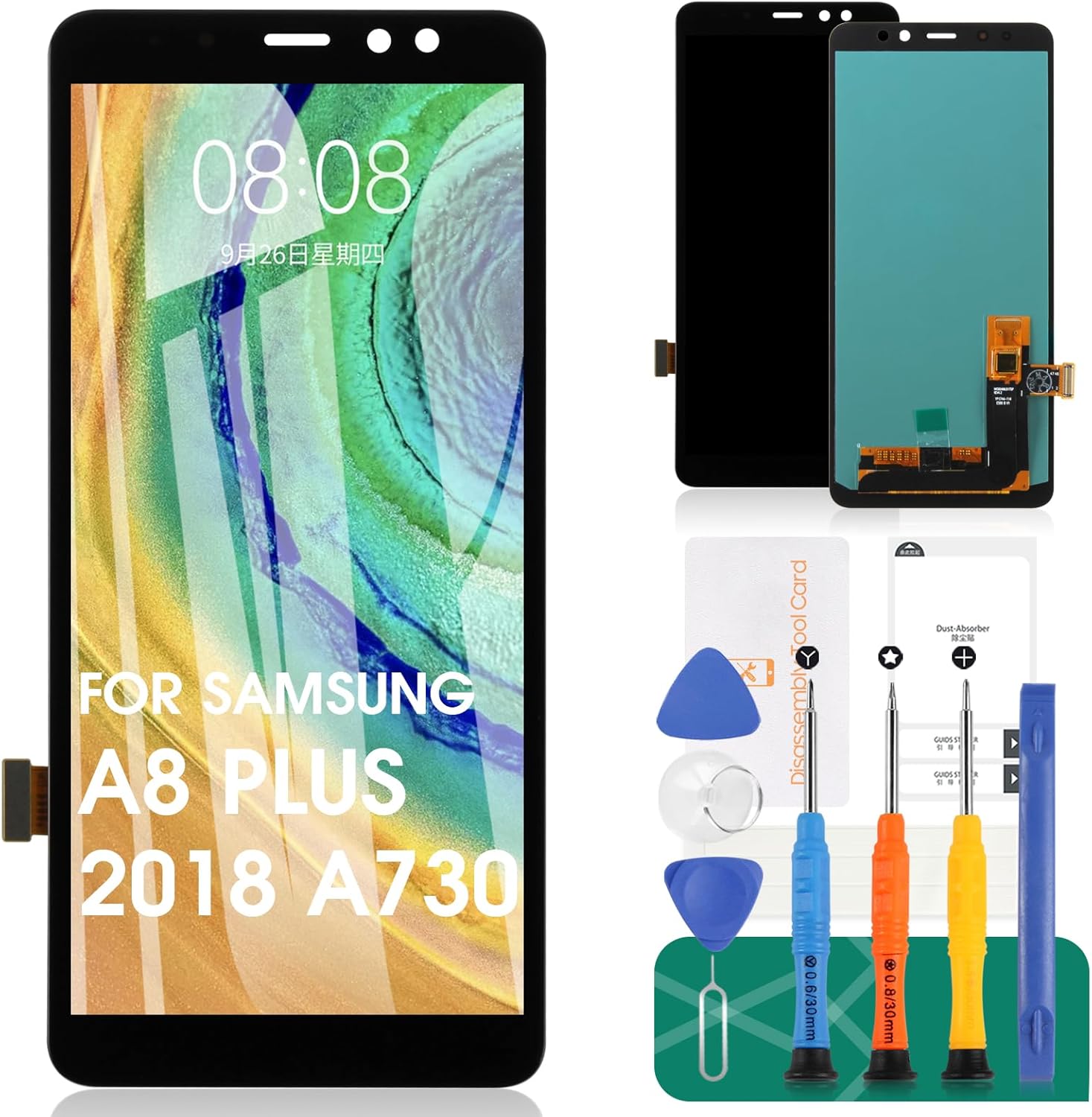 CAMBIO DE PANTALLA SAMSUNG A8 PLUS OLED (INCLUYE INSTALACIÓN)