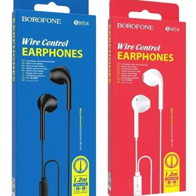 AUDIFONOS BOROFONE BM54 3.5MM 1.2M