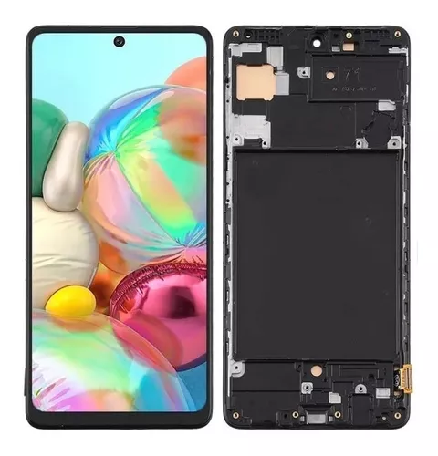 PANTALLA SAMSUNG A71 BORDE GRUESO OLED (INCLUYE INSTALACIÓN)