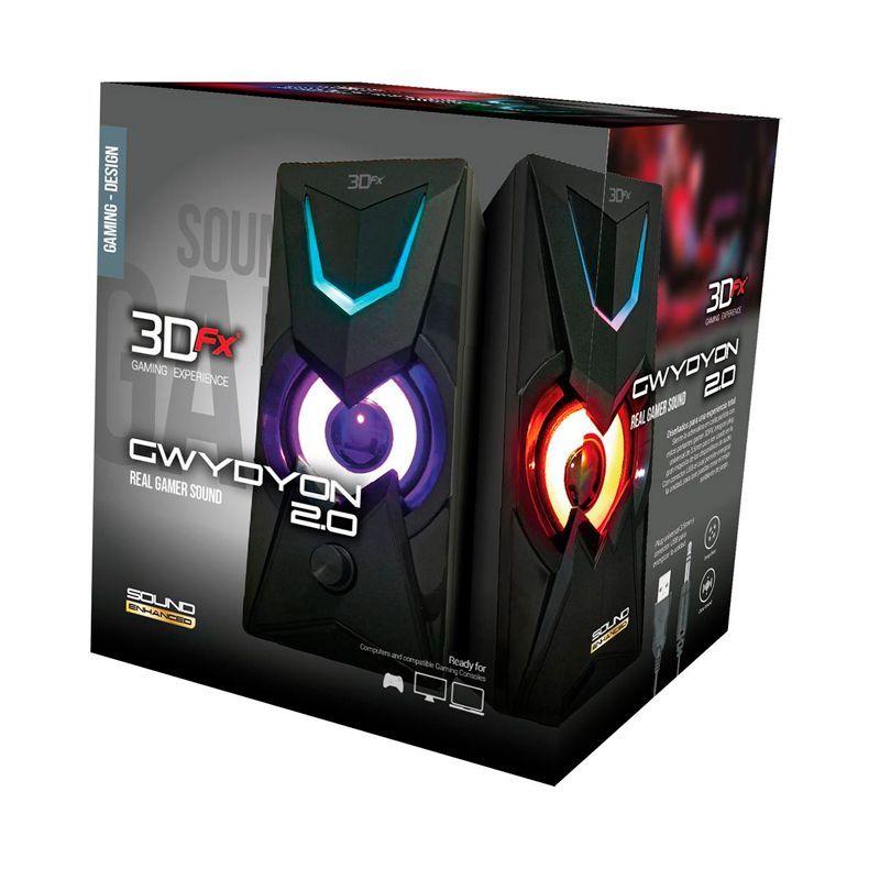 PARLANTE 3DFX GAMER GWYDYON 2.0 - Imagen 2