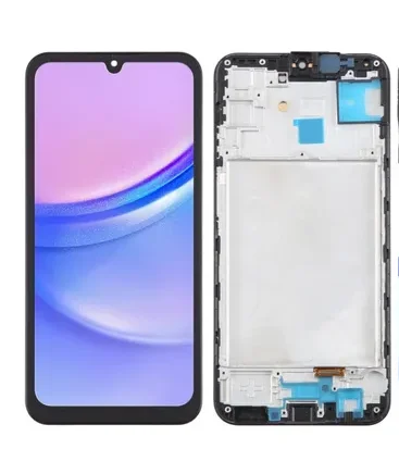 CAMBIO DE PANTALLA SAMSUNG A15 CON MARCO ORIGINAL (INCLUYE INSTALACIÓN)