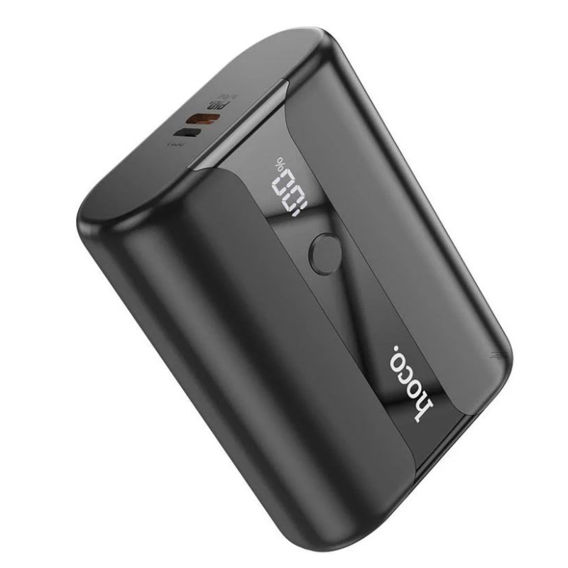 Powerbank Cargador Portatil Enchufe Hoco Q16 10.000mah Negro - Imagen 2
