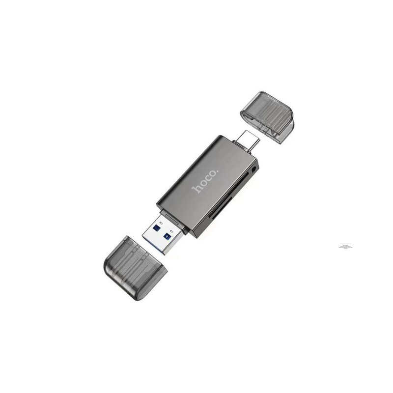 Lector De Memoria Sd Y Micro Sd Usb Y Tipo C 3.0 Hoco Hb39 - Imagen 4