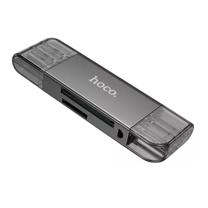 Lector De Memoria Sd Y Micro Sd Usb Y Tipo C 3.0 Hoco Hb39 - Imagen 3