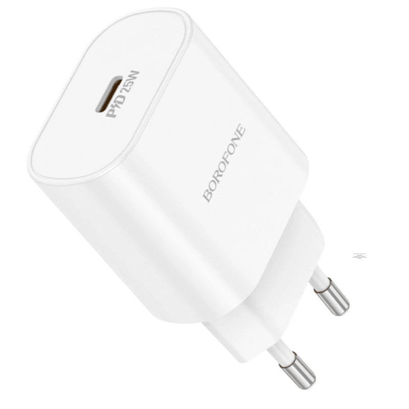 Cargador Rápido Borofone BA82A 25W con Cable Lightning Tipo-C - Imagen 3
