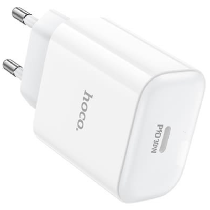 CARGADOR ADAPTADOR TIPO C PD 30W SIN CABLE - HOCO C76A PRO - Imagen 2