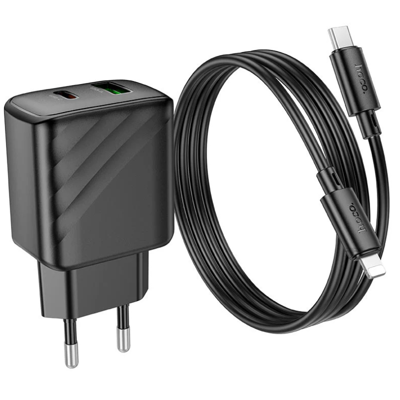 Cargador Hoco CS23A watts 30 2 puertos c y usba - Imagen 2