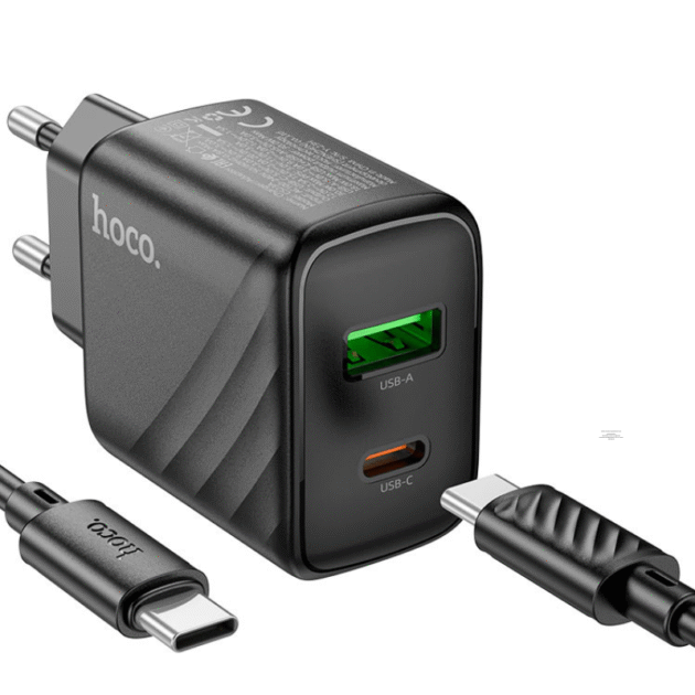 Cargador Hoco CS23A watts 30 2 puertos c y usba