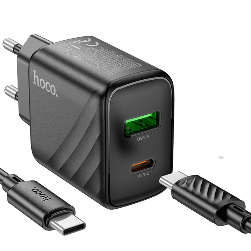 Cargador Hoco CS23A watts 30 2 puertos c y usba