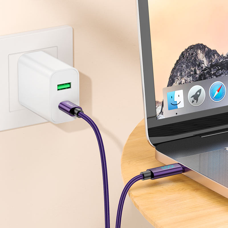 cable de carga rapida 100w tipo c HOCO U125 - Imagen 3