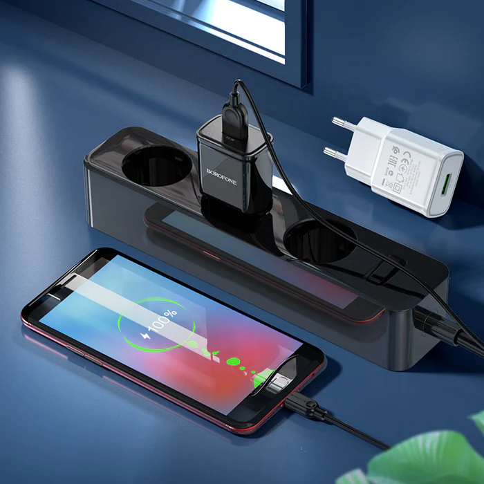 Cargador de pared Borofone BA59A Micro USB 18W - Imagen 3