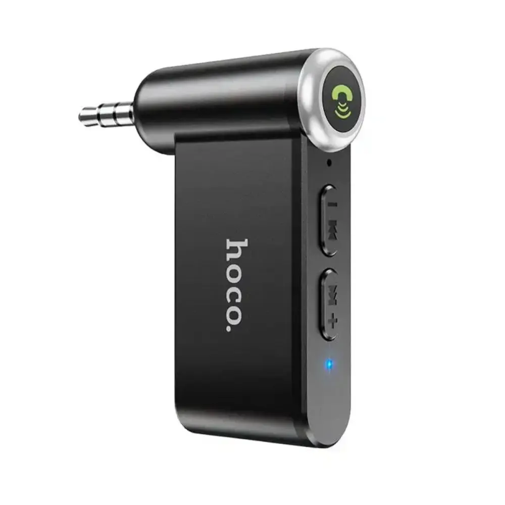 TRANSMISOR BLUETOOTH FM E58 HOCO AUXILIAR NEGRO