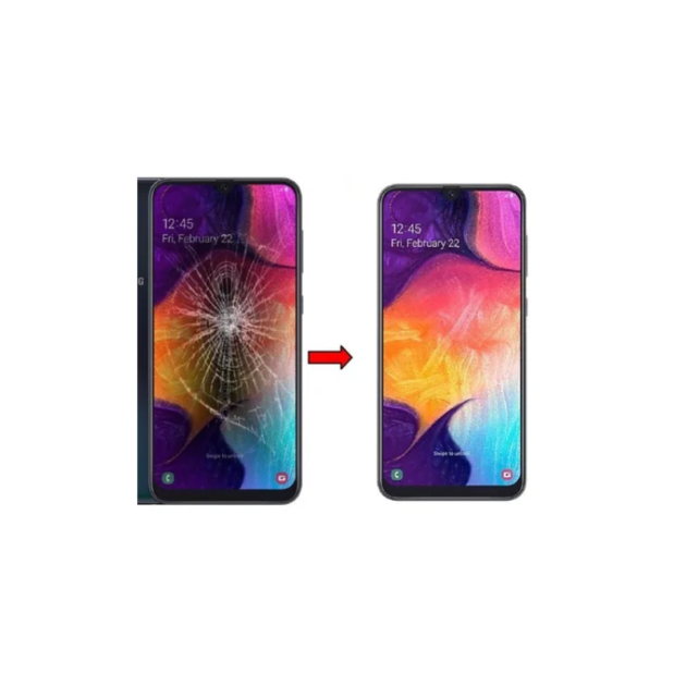 CAMBIO DE GLASS SAMSUNG A50 ORIGINAL (INCLUYE INTALACION)