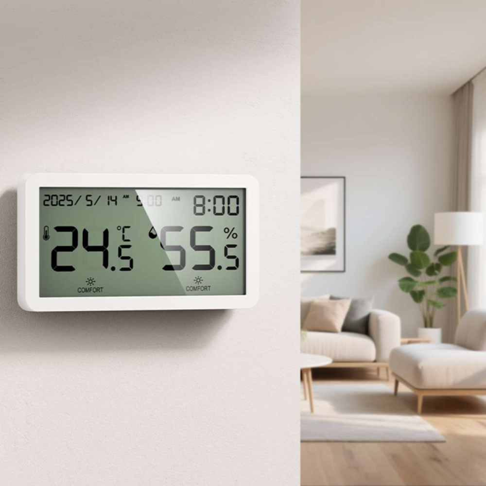 Reloj y monitor de temperatura y humedad Hoco HX42